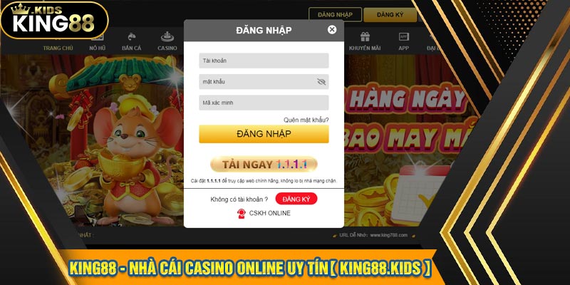 Đáp ứng đầy đủ điều kiện để đăng nhập King88