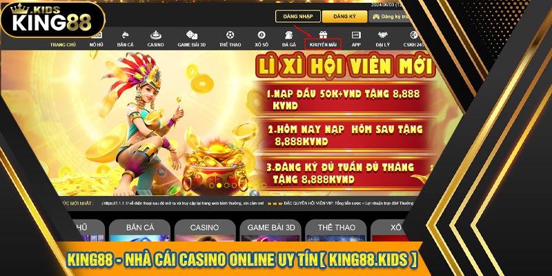 Nhận mã giftcode King88 cực đơn giản