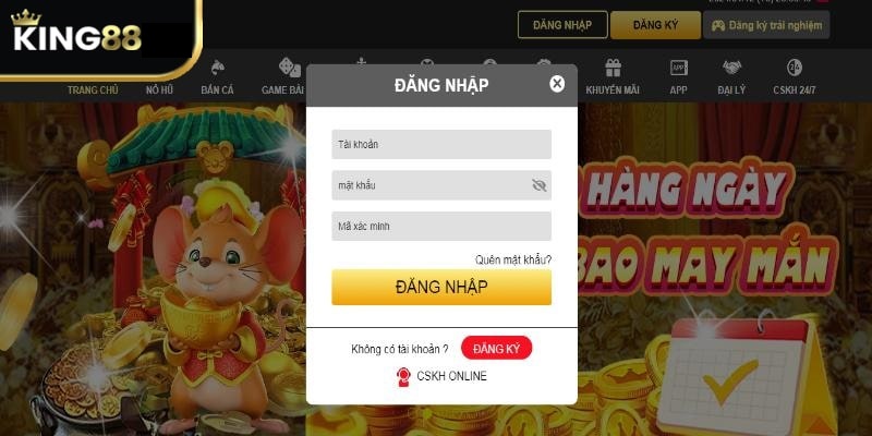 Lưu ý khi đăng nhập 