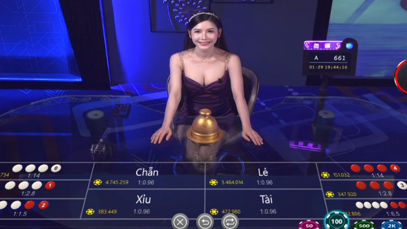 Giao diện xóc đĩa livestream King88 chân thực tạo hấp dẫn mạnh