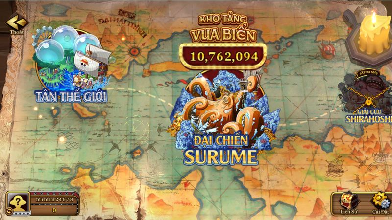 Các phòng chơi trong game bắn cá Đại Hải Trình
